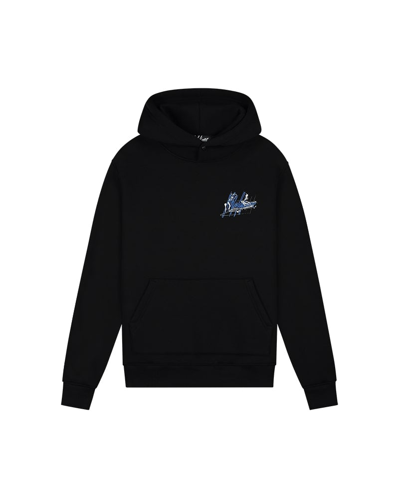 Malelions Men Splash Signature Hoodie Black Malelions