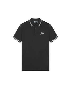 Malelions Men Signature Polo | Black