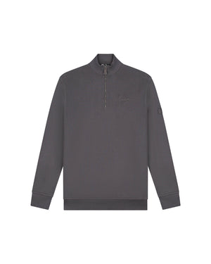 Malelions Men Turtle Half Zip Sweater | Mulch Brown