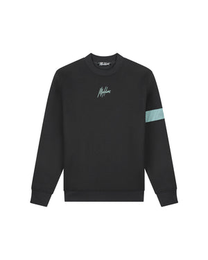 Malelions Men Captain Sweater | Black
