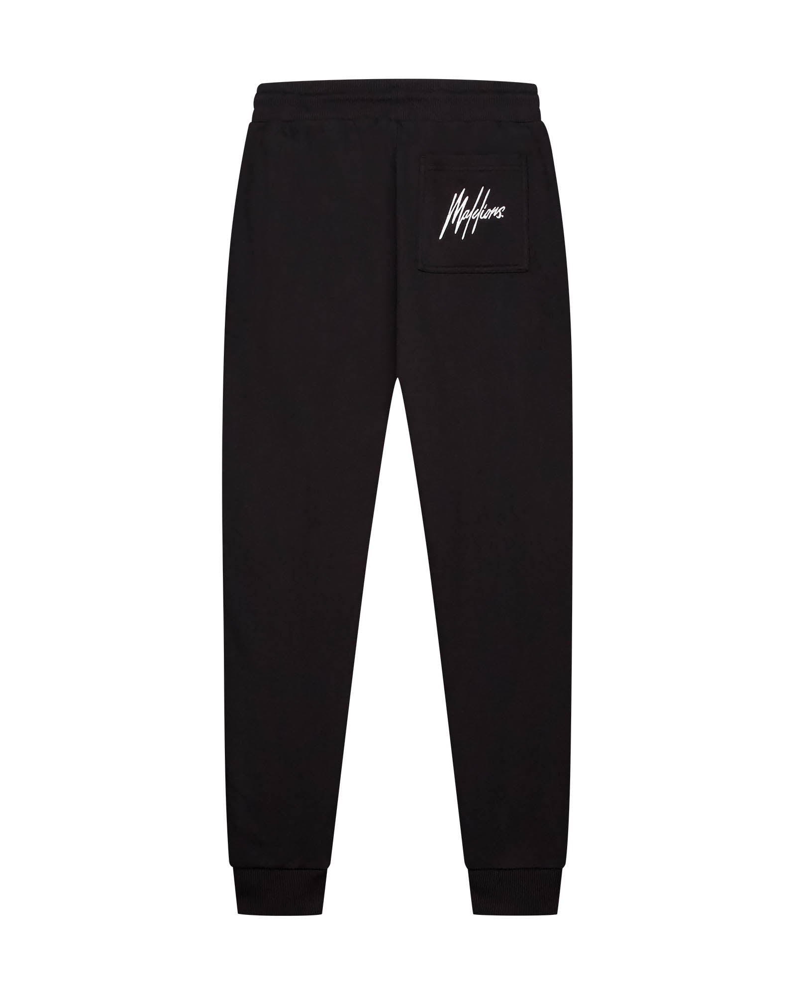 Malelions Men Basic Sweatpants | Black/White