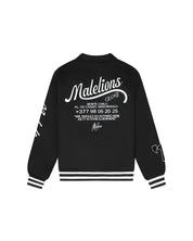 Malelions Men Casino Varsity Jacket | Black