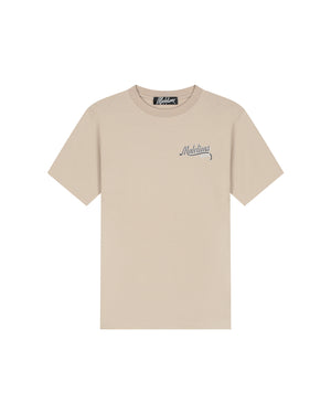 Malelions Men Casino T-Shirt | Sand