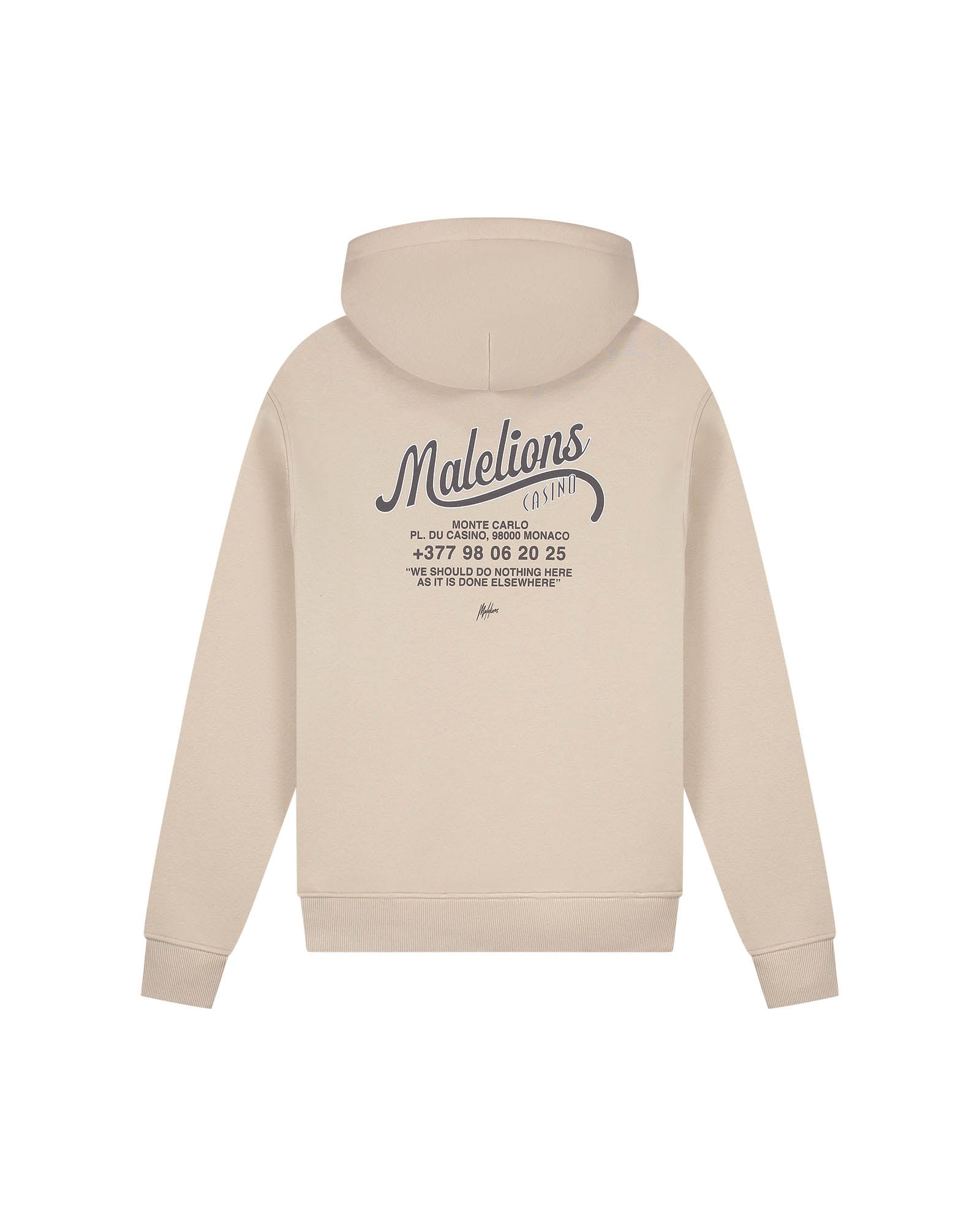 Malelions Men Casino Hoodie | Sand