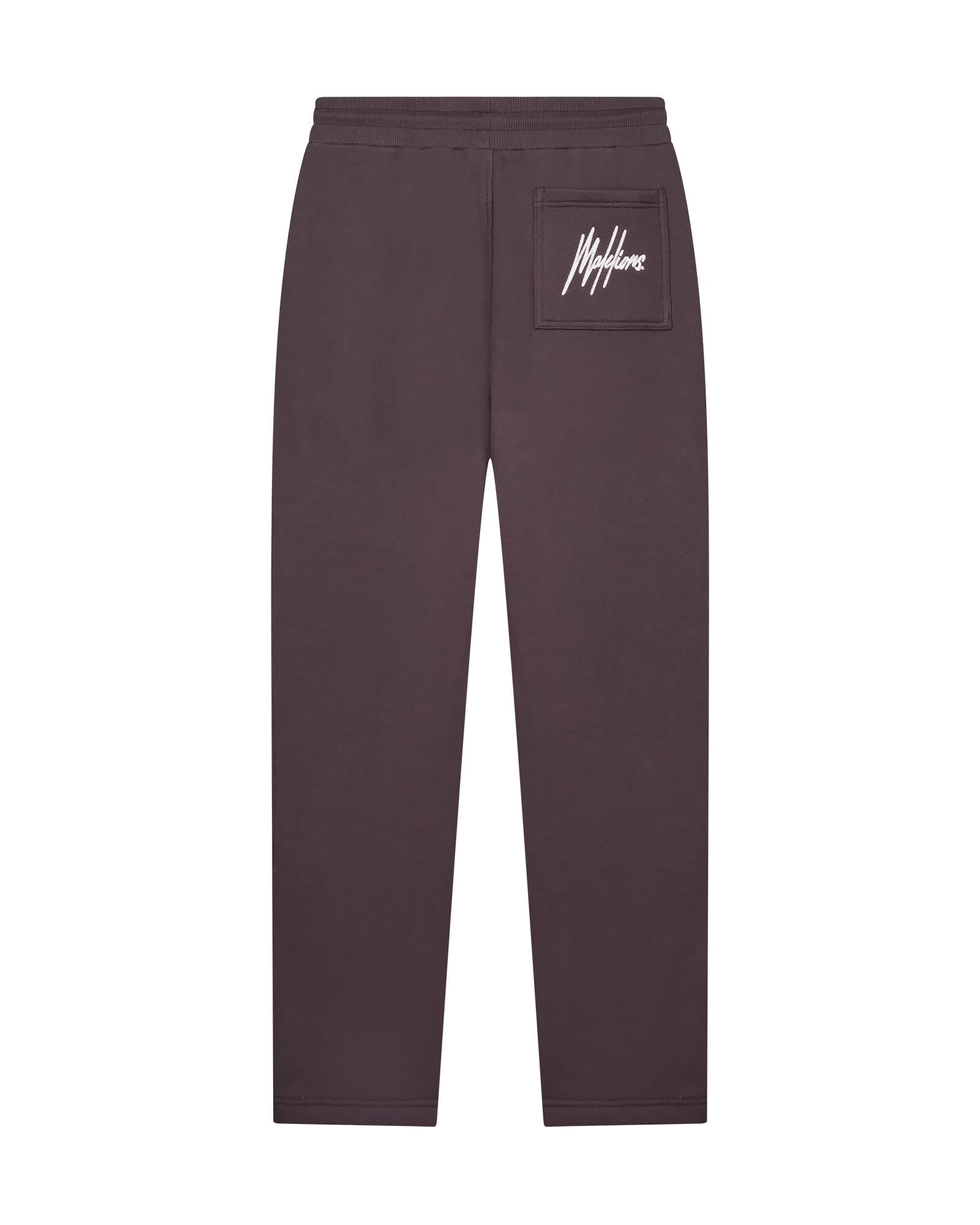 Malelions Herren-Jogginghose mit Kettenstich-Logo | Mulchbraun