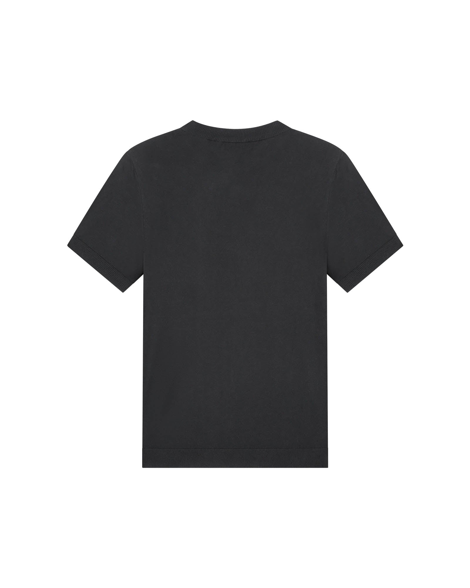 Malelions Men Knitted T-Shirt | Black