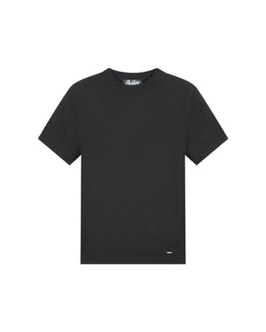 Malelions Men Knitted T-Shirt | Black