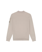 Malelions Herren Strickpullover mit Tasche und Stehkragen | Sand