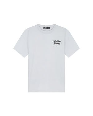 Malelions Men Gallery T-Shirt | Ocean Grey