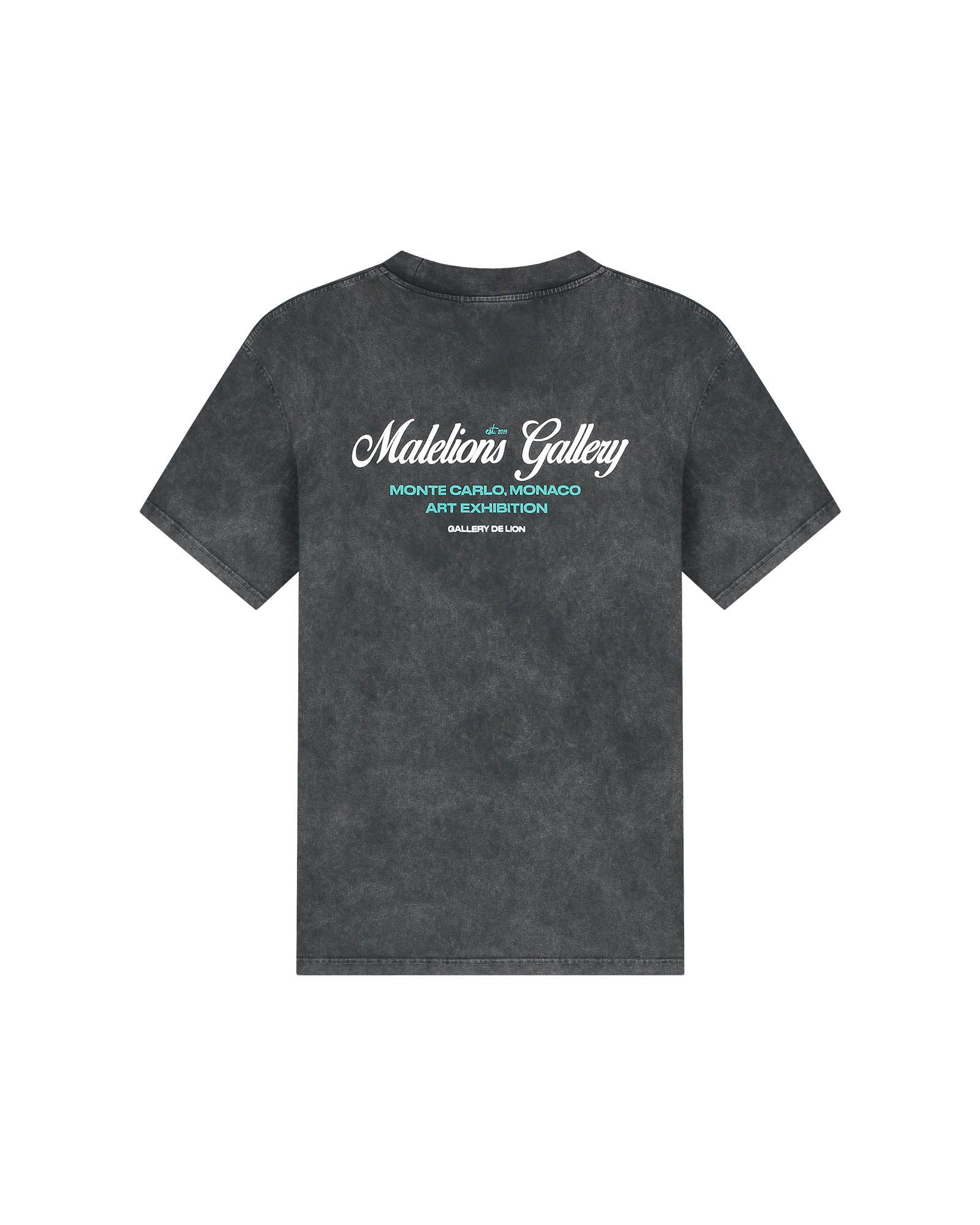 Malelions Men Gallery T-Shirt | Acid Wash