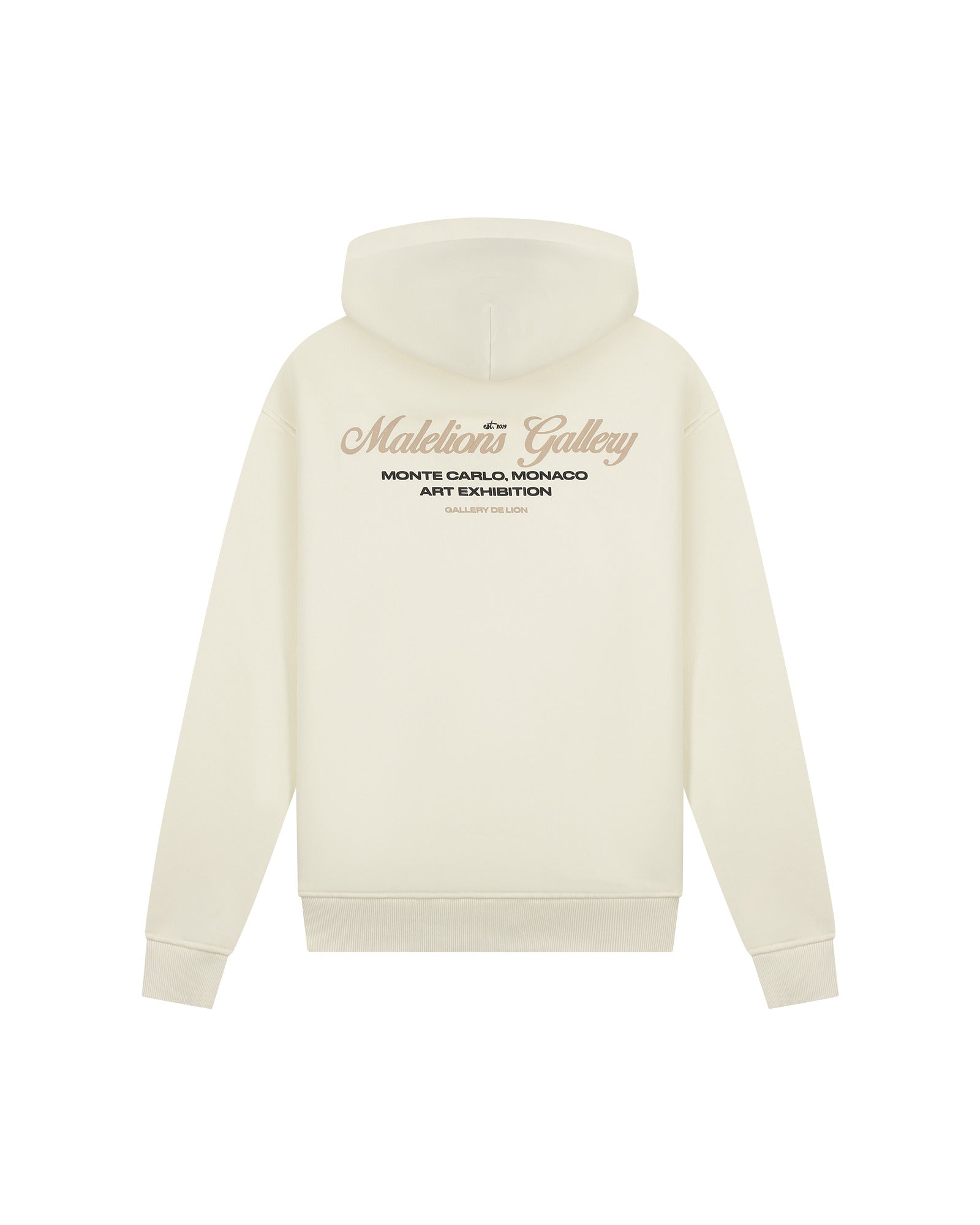 Malelions Men Gallery Zip Hoodie | Off-White