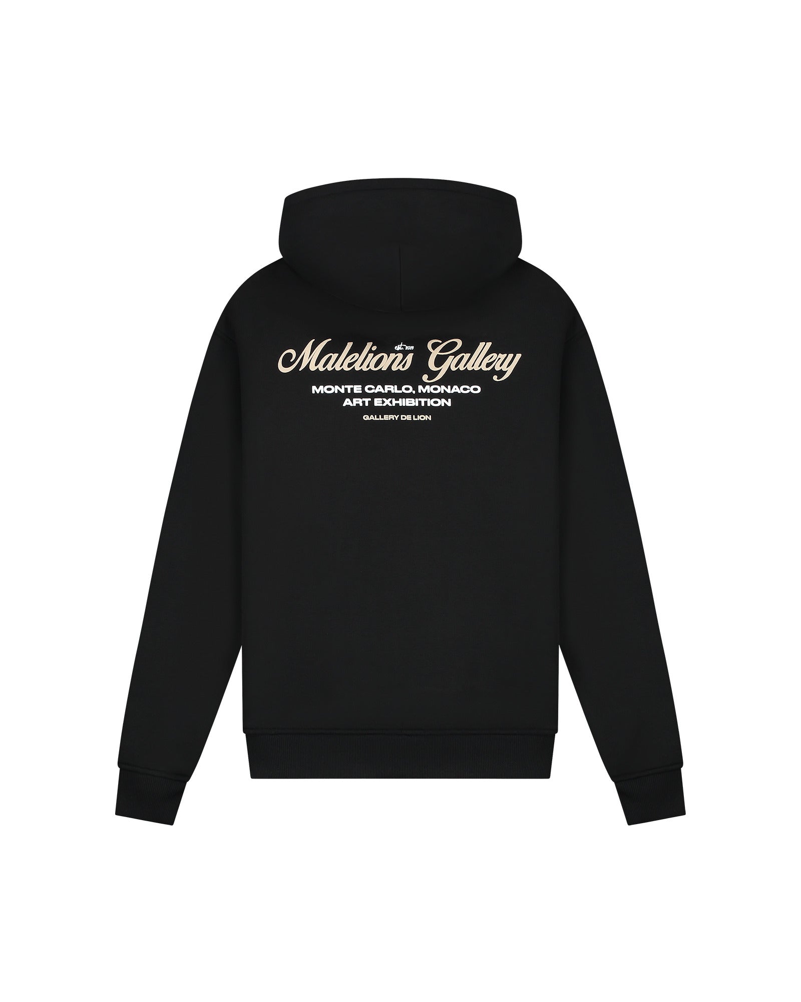 Malelions Men Gallery Zip Hoodie | Black