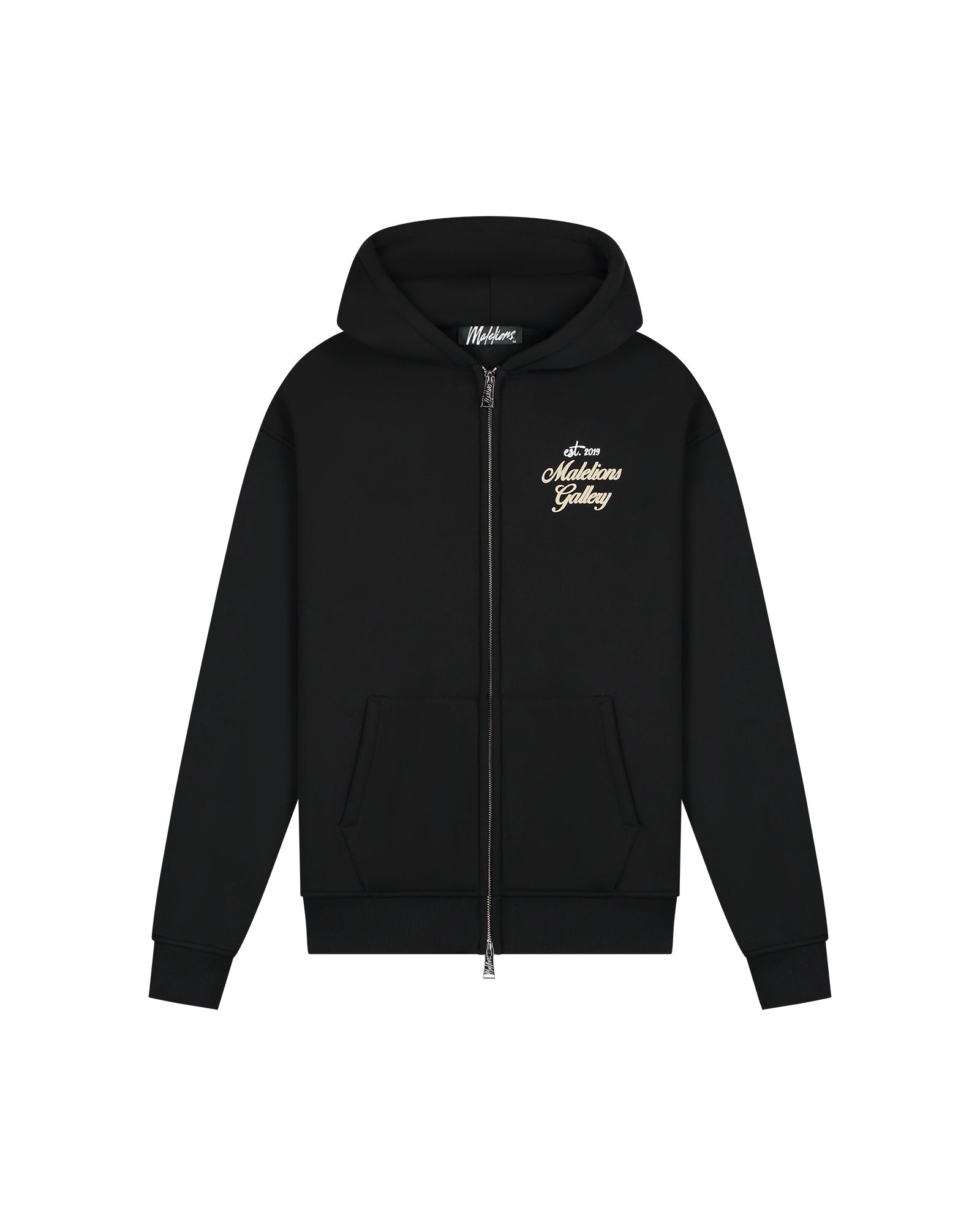 Malelions Men Gallery Zip Hoodie | Black