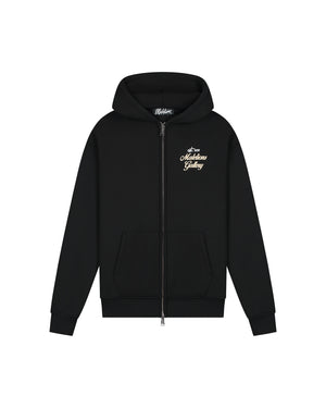 Malelions Men Gallery Zip Hoodie | Black