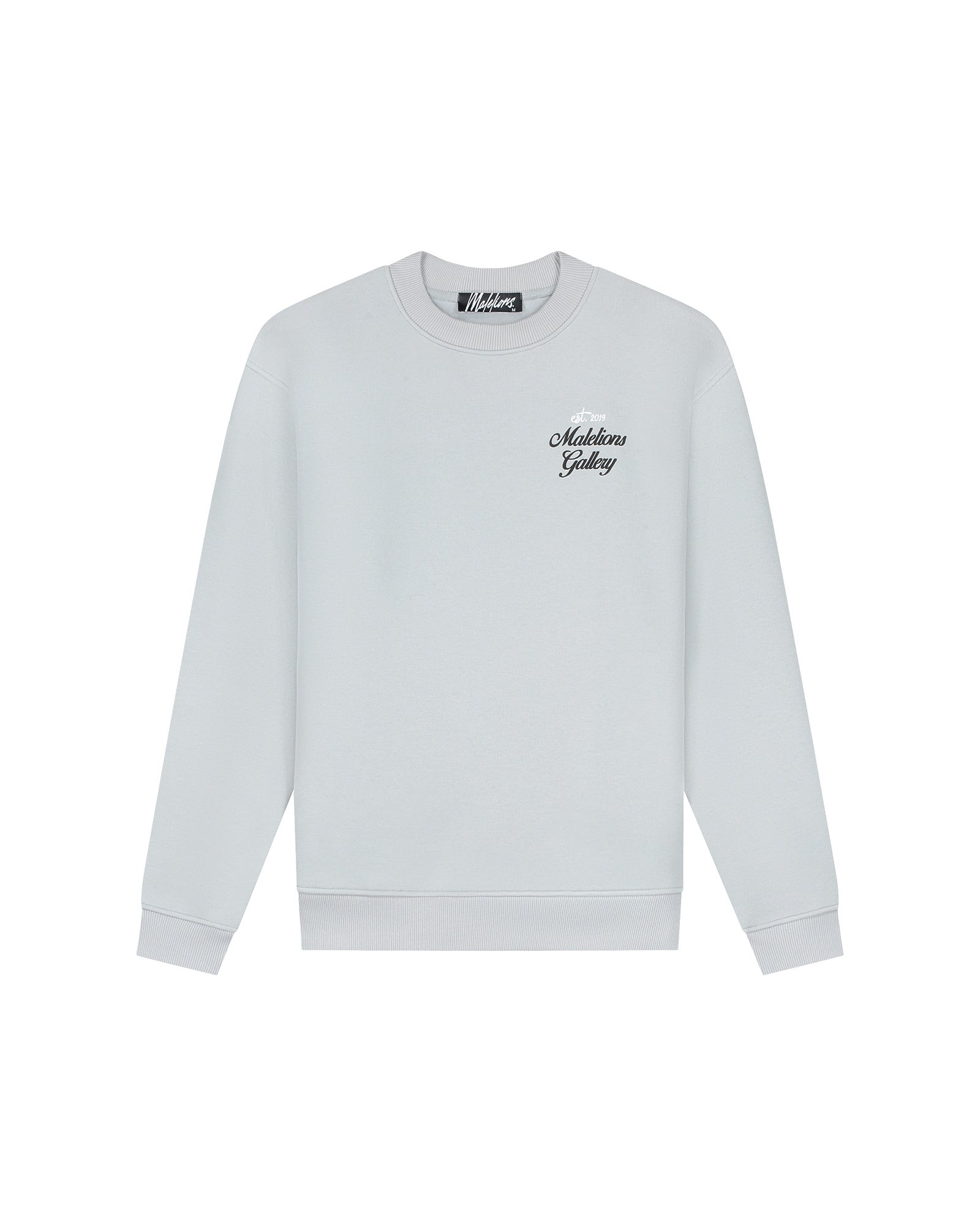 Malelions Men Gallery Sweater | Ocean Grey