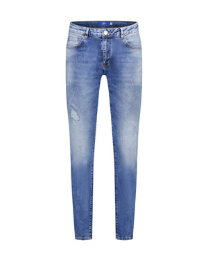Malelions Men Tapered Jeans | Mid Blue