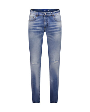 Malelions Men Tapered Jeans | Light Blue
