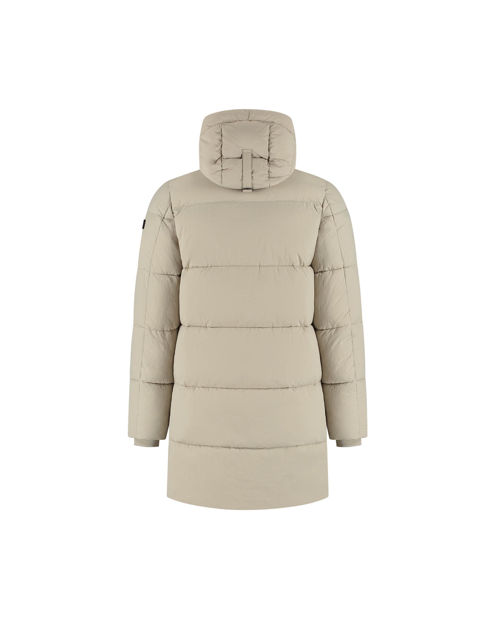 Malelions Men Mid Length Puffer Jacket | Sand