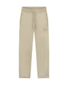  Malelions Men Straight Knitted Signature Pants | Beige