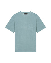 Malelions Men Signature Towelling T-Shirt | Light Blue