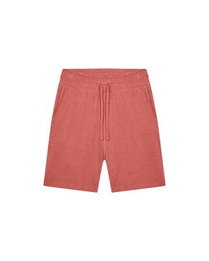 Malelions Men Signature Towelling Shorts | Coral