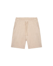 Malelions Men Signature Towelling Shorts | Taupe