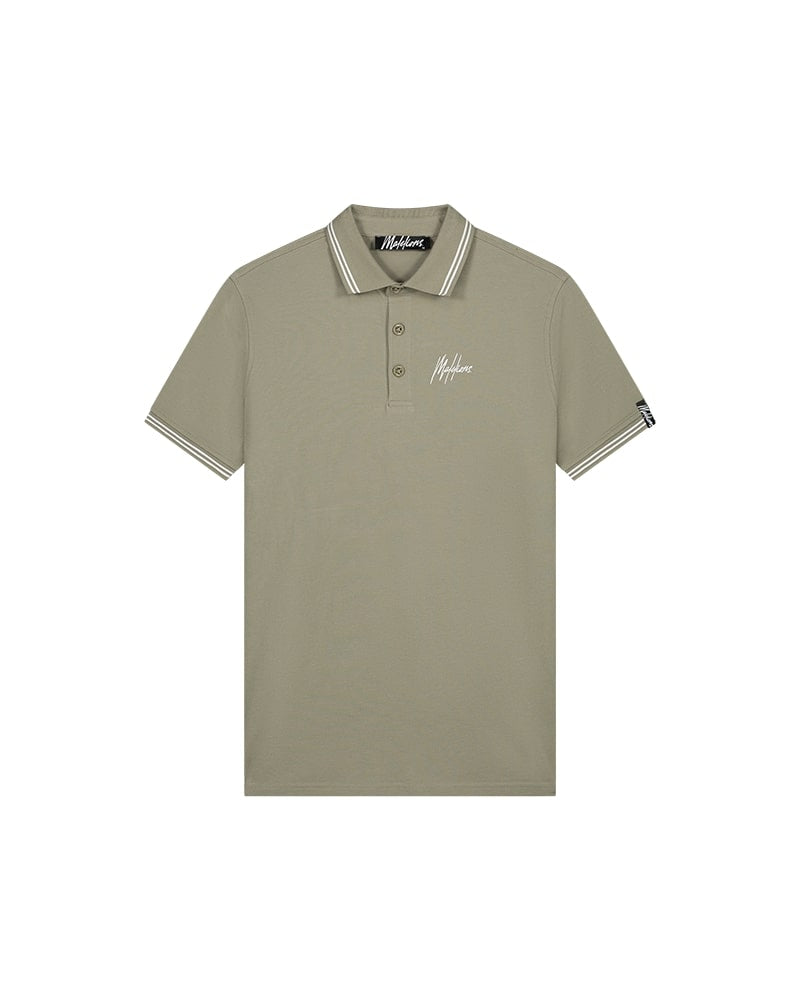  Malelions Men Signature Polo | Dry Sage