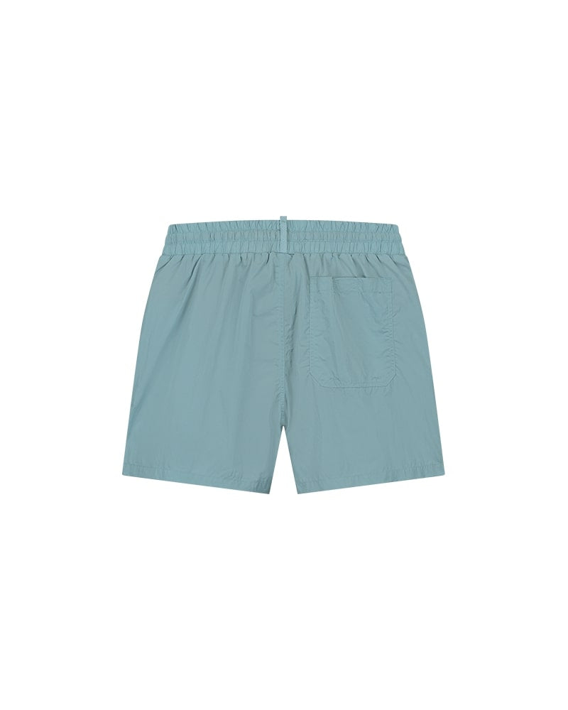 Malelions Men Crinkle Swim Shorts | Light Blue