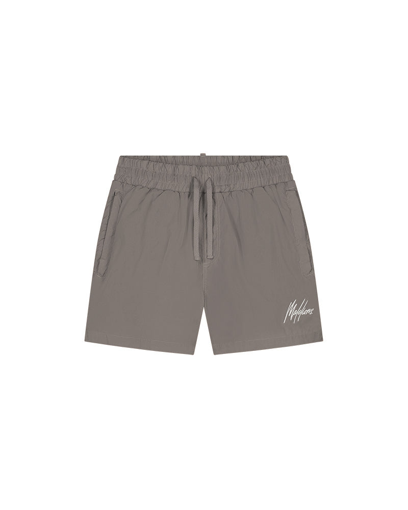  Malelions Men Crinkle Swim Shorts | Taupe