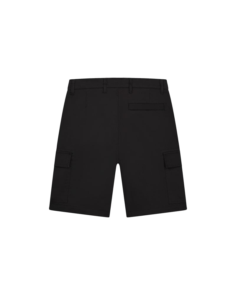 Malelions Men Cotton Cargo Shorts | Black