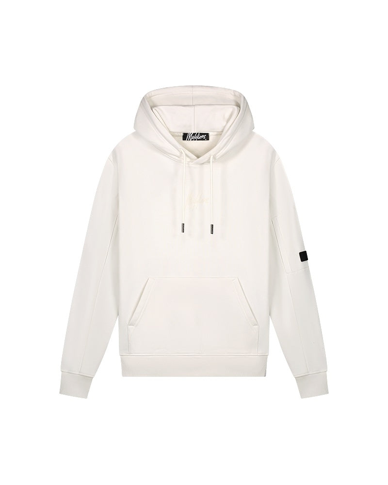  Malelions Men Cargo Hoodie | Off-White