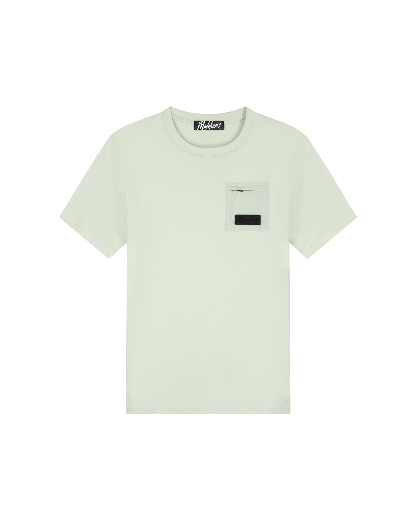 Malelions Men Pocket T-Shirt | Pale Aqua