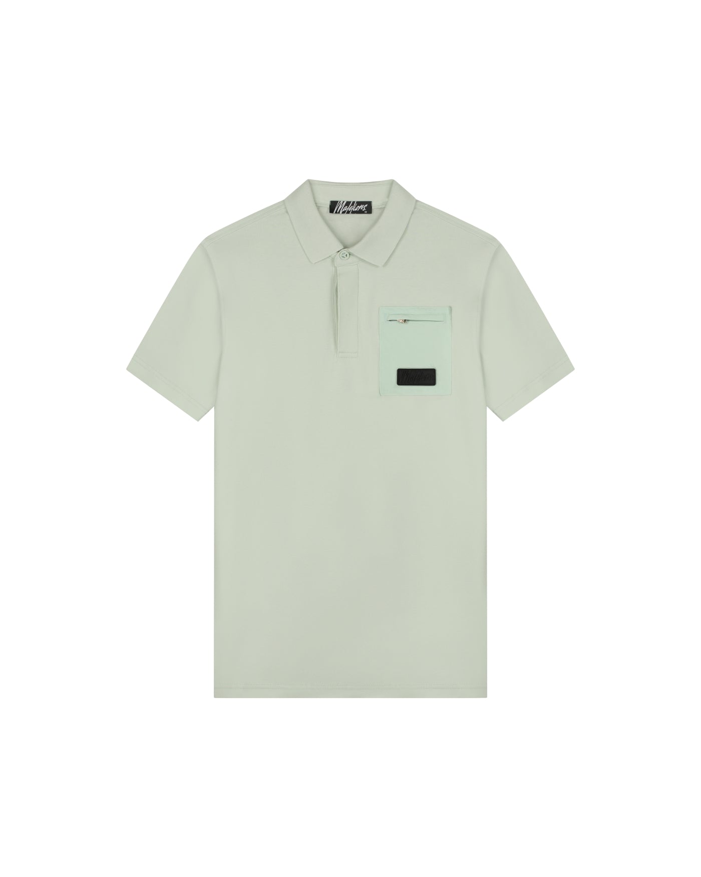 Malelions Men Pocket Polo | Pale Aqua