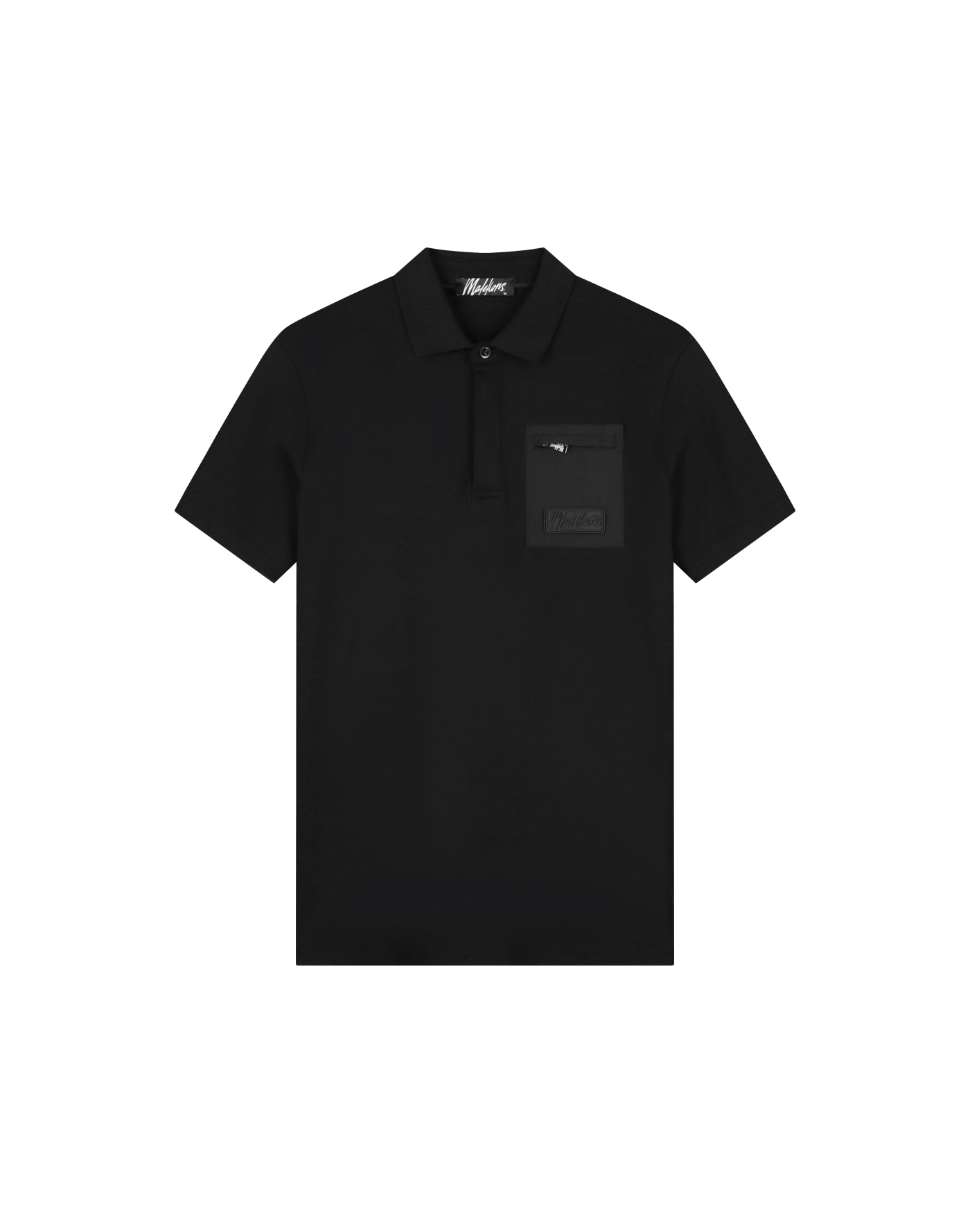 Malelions Men Pocket Polo | Black