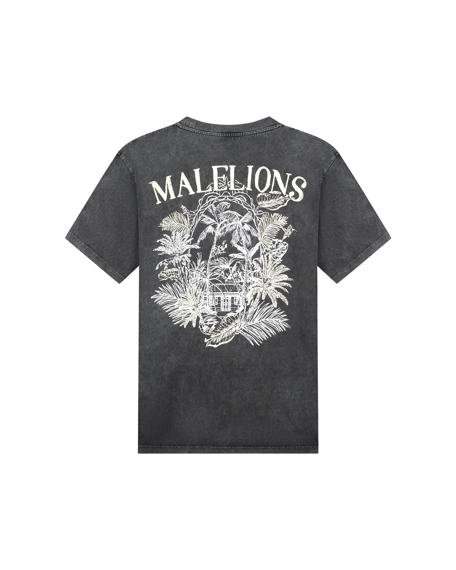 Malelions Men Jungle T-Shirt | Acid Wash