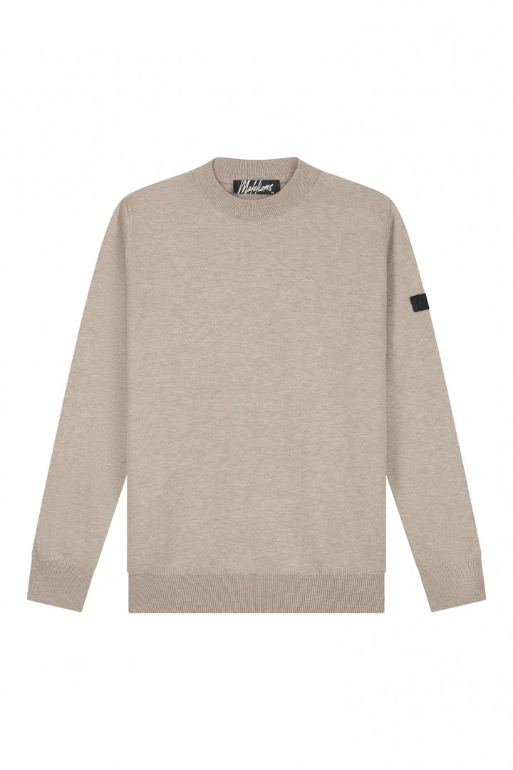 MM3-AW24-05_336_Malelions_Men_Knitted_Crewneck_Taupe_Front_1c4cf8c8-ab98-41b1-8108-6235aeae32cb.jpg