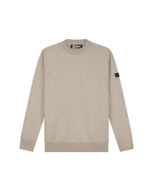 Malelions Men Knitted Crewneck | Taupe