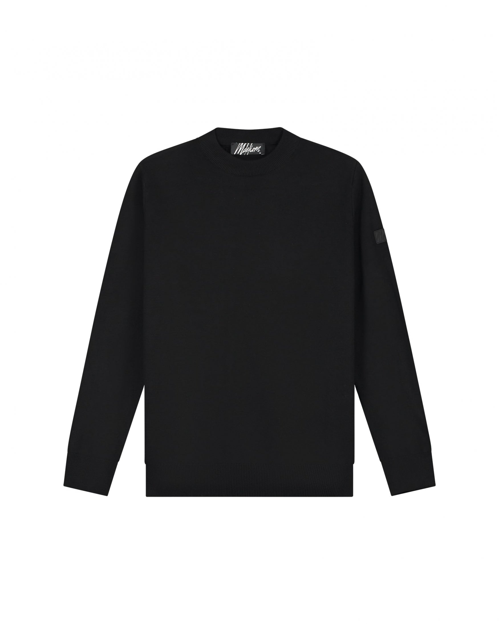  Malelions Men Knitted Crewneck | Black