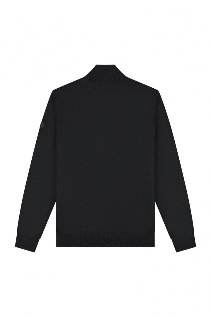 MM3-AW24-09_900_Malelions_Men_Knitted_Quarter_Zip_Black_Back.jpg