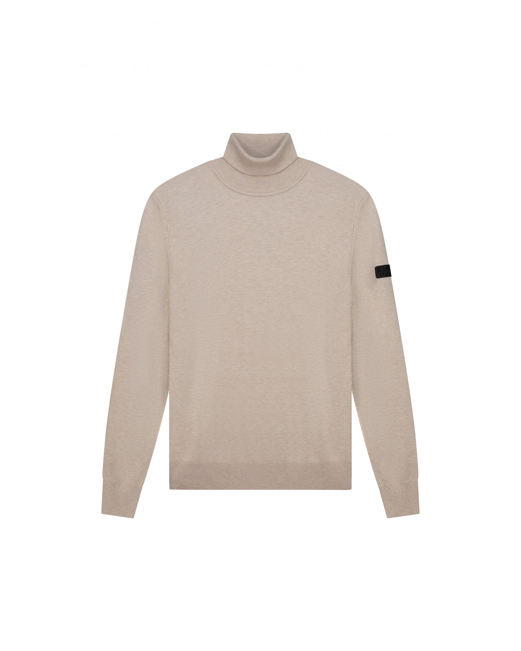  Malelions Men Knitted Turtleneck | Taupe