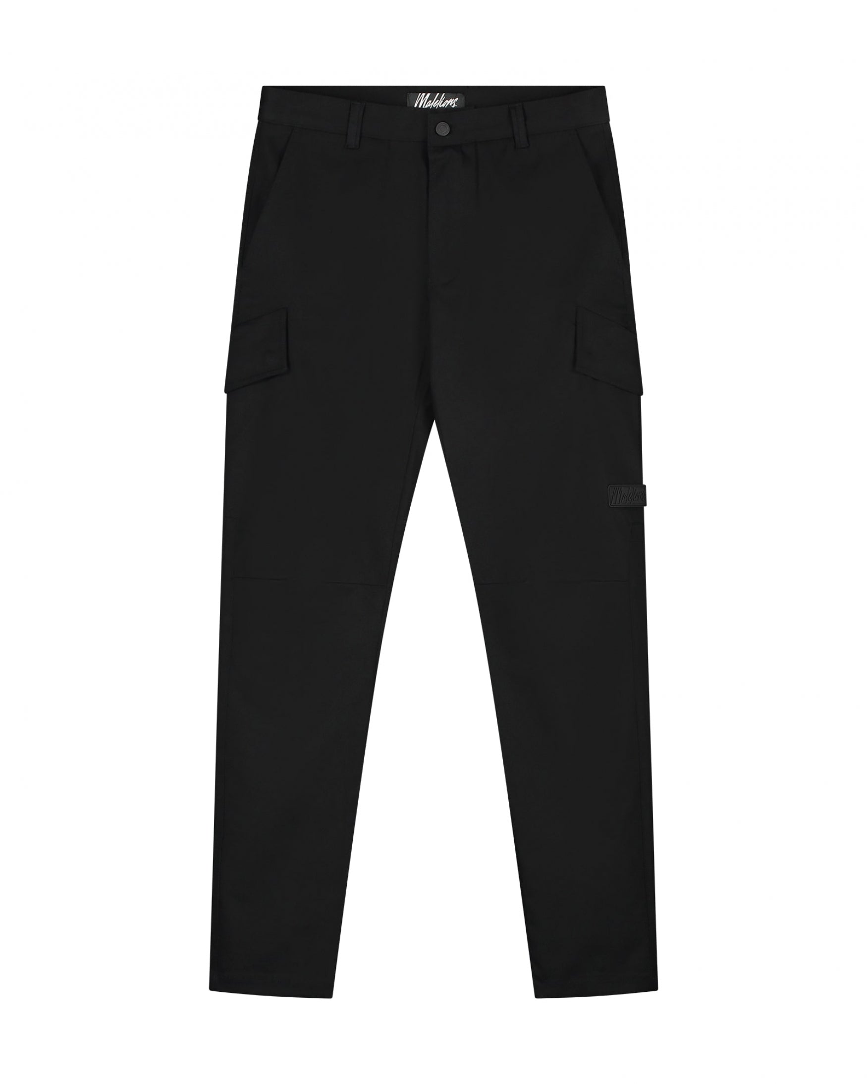  Malelions Men Cotton Cargo Pants | Black