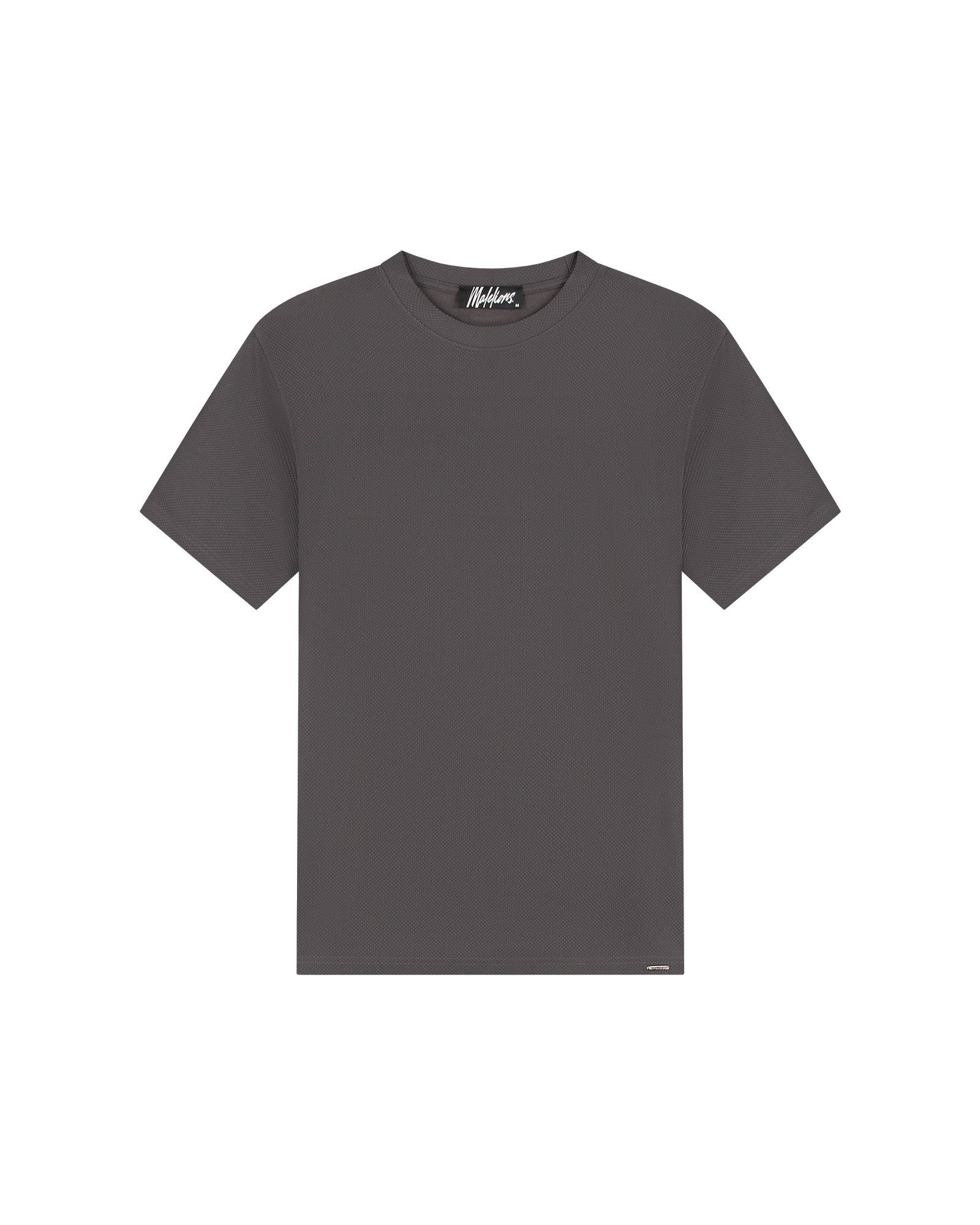 Malelions Men Textured T-Shirt | Mulch Brown