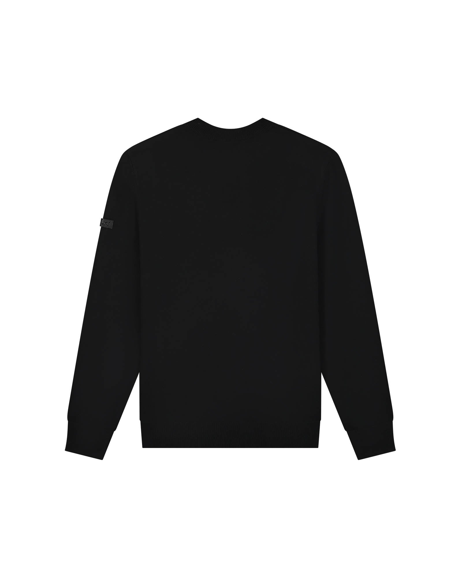 Malelions Men Knitted Crewneck | Black