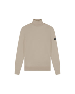 Malelions Men Knitted Turtleneck | Sand