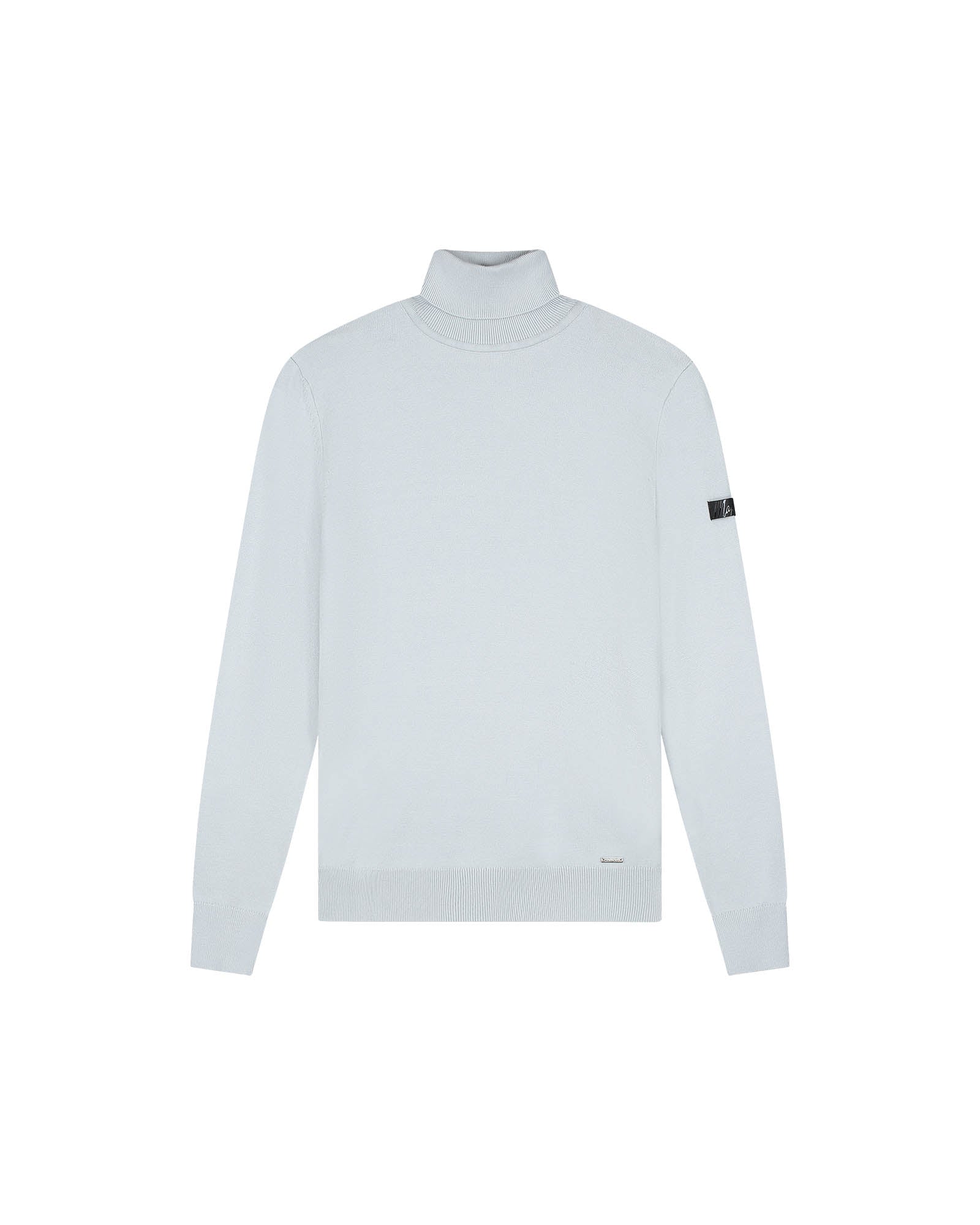 Malelions Men Knitted Turtleneck | Ocean Grey