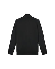 Malelions Men Knitted Zip Cardigan | Black