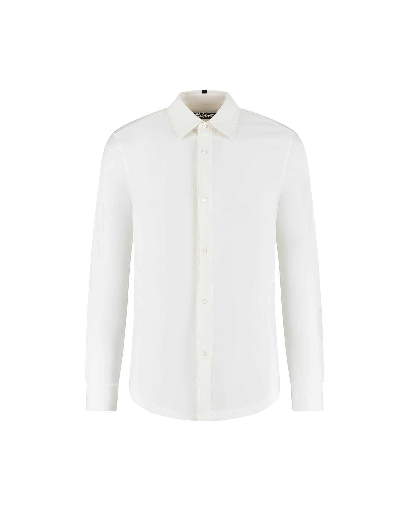 Malelions Men Stretch Shirt | White