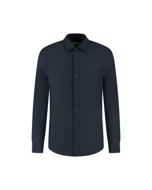Malelions Men Stretch Shirt | Navy