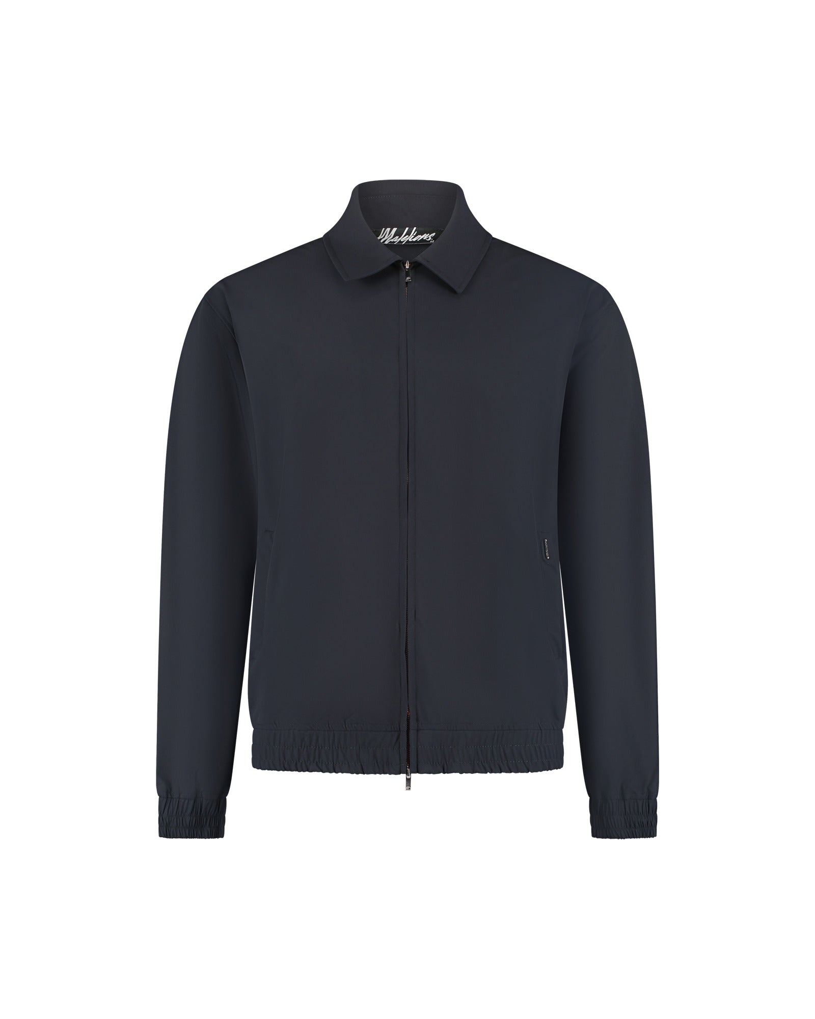 Malelions Men Technical Zip Jacket | Navy