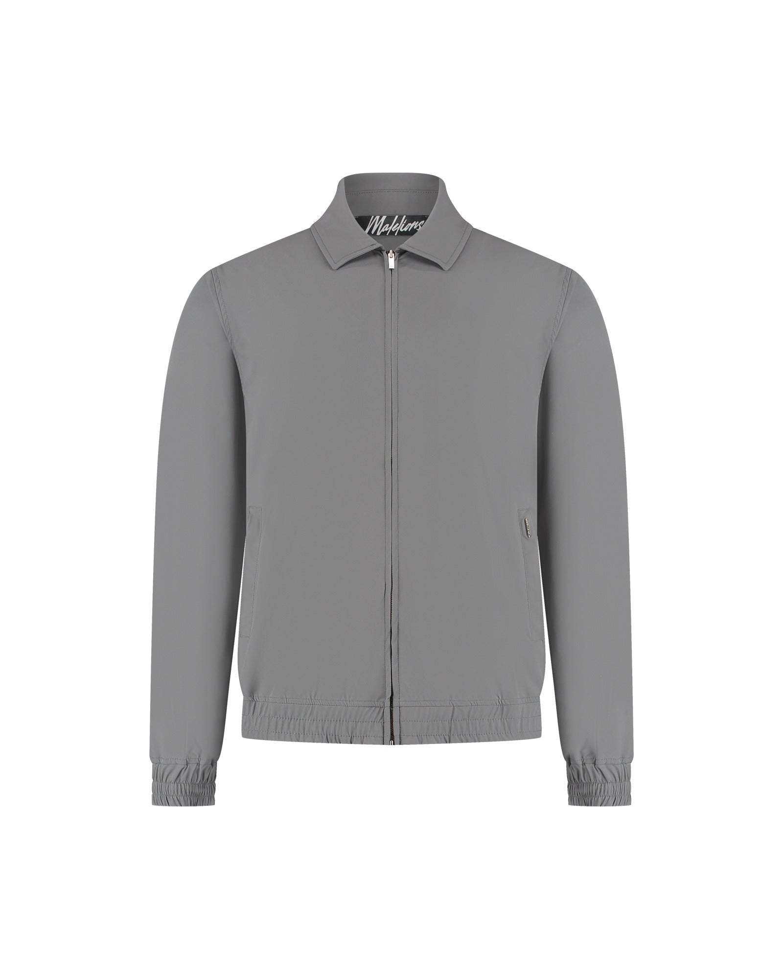 Malelions Men Technical Zip Jacket - bruin - Malelions